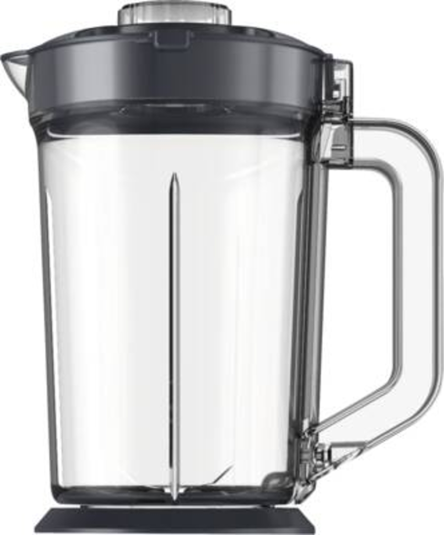 Silva Schneider SM 2500 Standmixer, 500 W, 1,2 L, 2 Smoothie-Becher, weiß-gr 