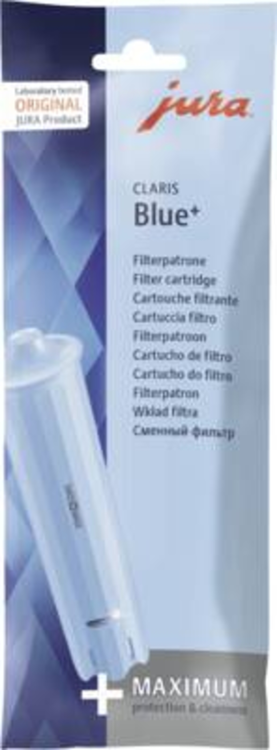 JURA Claris Blue+ Wasserfilterpatrone, 1 Stück  24228