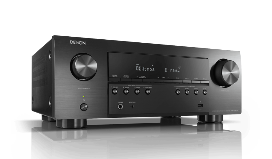 Denon AVRS960HBKE2 7.2-Kanal 145W 8K-AV-Receiver  HEOS® Built-in