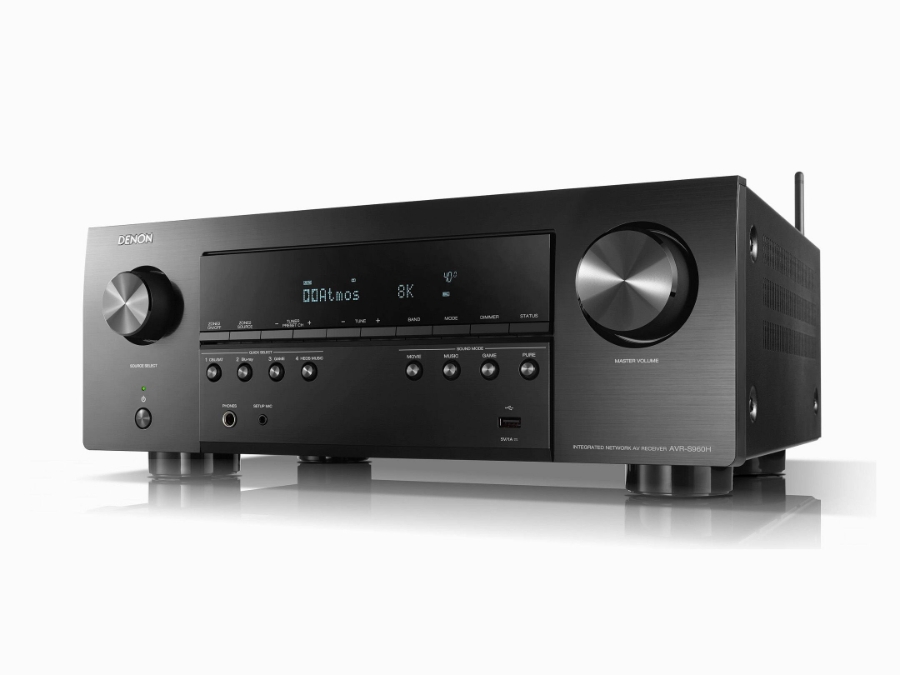Denon AVRS960HBKE2 7.2-Kanal 145W 8K-AV-Receiver  HEOS® Built-in