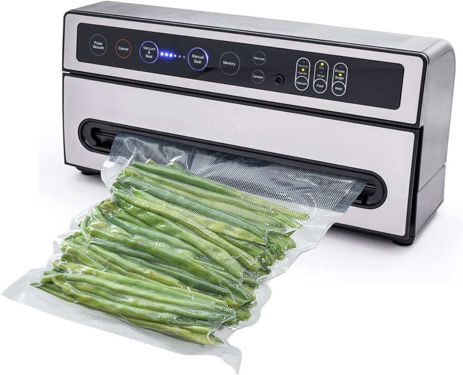Solis VertiVac 5704 Vakuumiergerät 120W 12L/min  Kompaktes All-in-One-Vakuumiergerät für druckempfindliche 