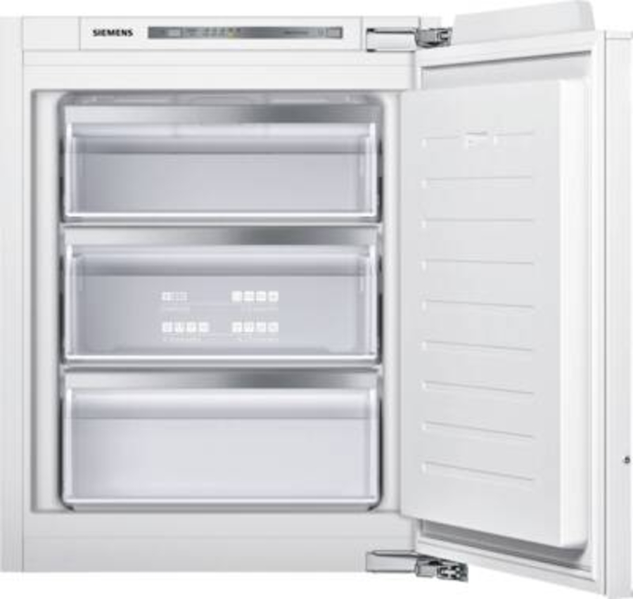 Siemens GI11VADE0 iQ500 Einbau-Gefrierschrank Flachscharnier Softeinzug 71.2 x 55.8 cm