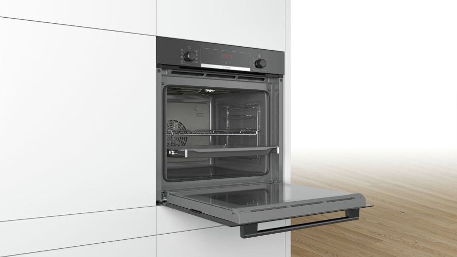 Bosch HBA534EB0 Einbau-Backofen 60 cm Schwarz 