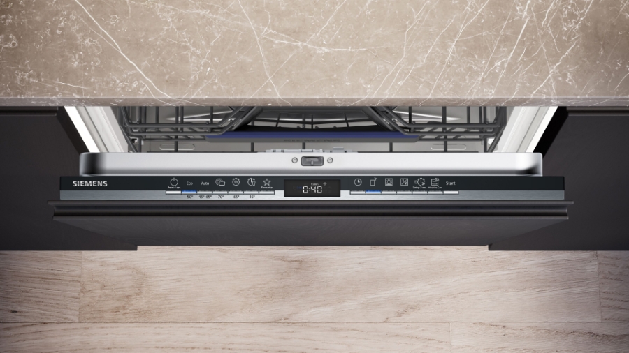 Siemens SX73EX02CE Geschirrspüler Einbau vollintegriert 60 cm XXL varioScharnier (IKEA KÜCHE) mit Besteckschublade