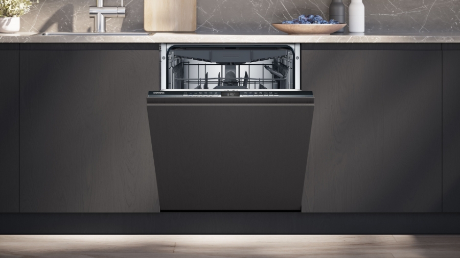 Siemens SX73EX02CE Geschirrspüler Einbau vollintegriert 60 cm XXL varioScharnier (IKEA KÜCHE) mit Besteckschublade