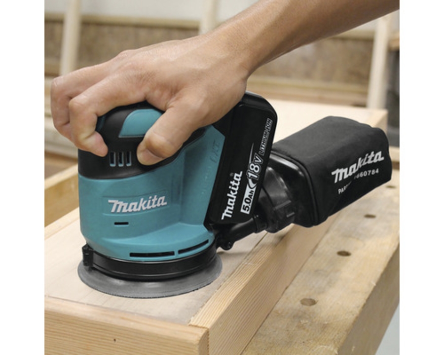 Makita DBO180Z Akku-Exzenterschleifer LXT 18 V • 125 mm Lieferung ohne Akku