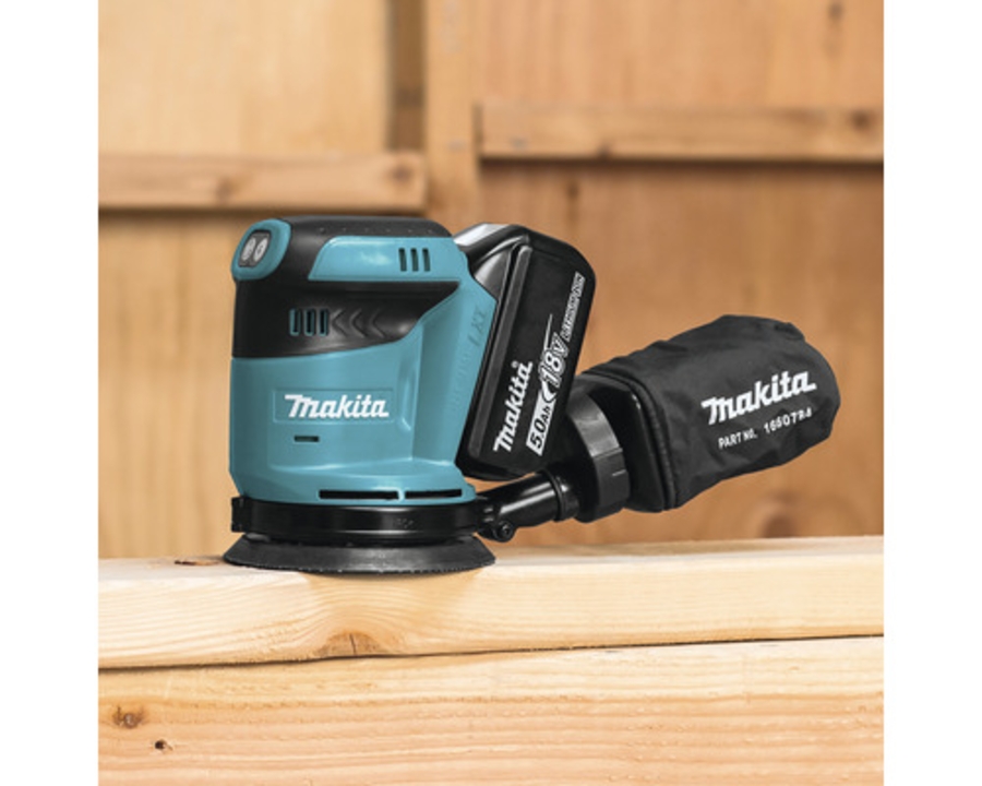 Makita DBO180Z Akku-Exzenterschleifer LXT 18 V • 125 mm Lieferung ohne Akku