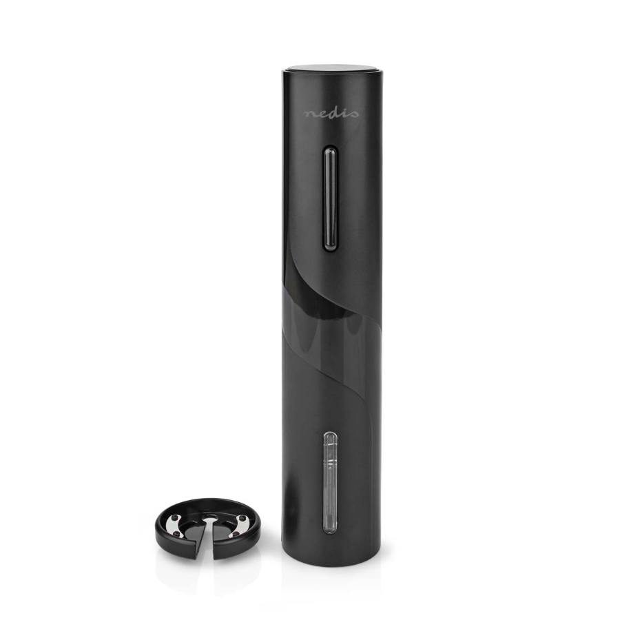 Nedis KAEWO100BK Elektronischer Weinöffner  Aluminium | Schwarz 