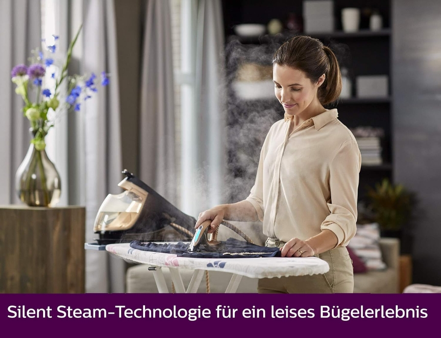 Philips GC9682/80 Dampfbügelstation,  Kupfer/Schwarz,8 bar PerfectCare Elite Plus