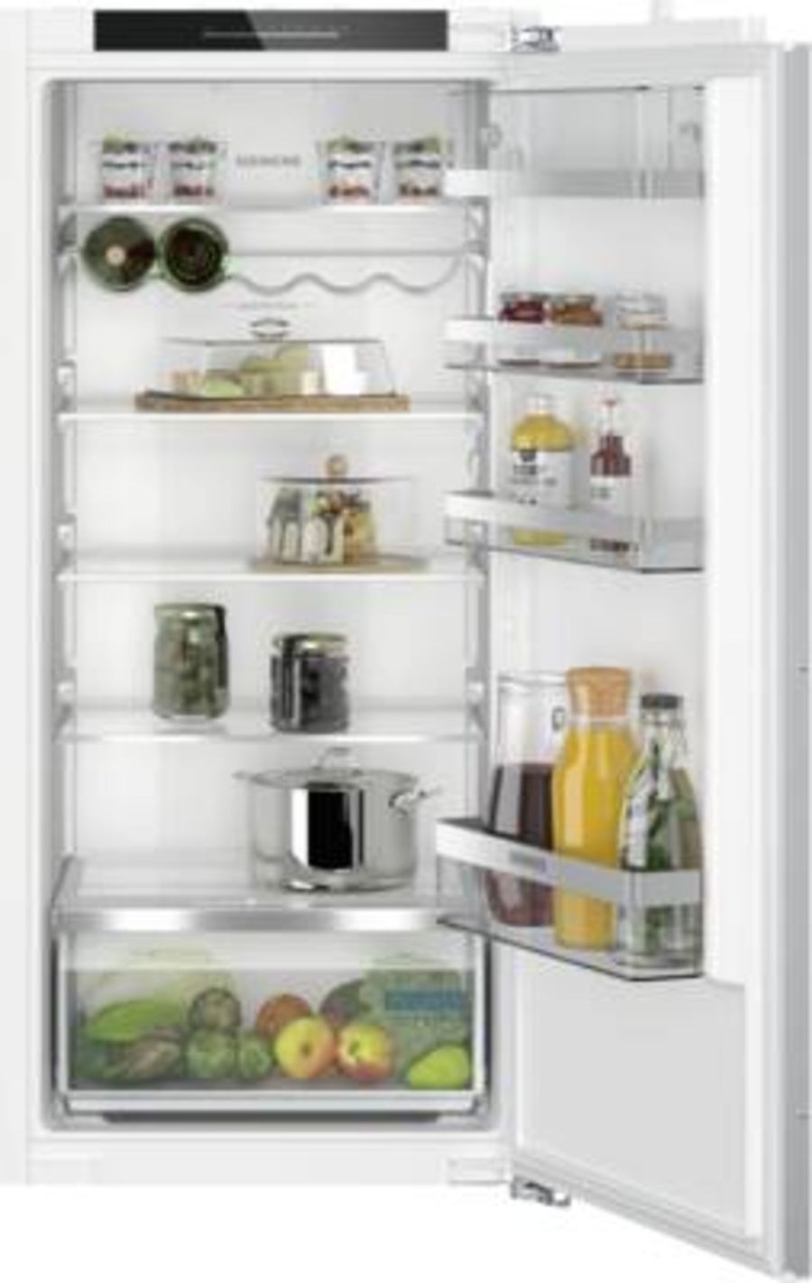 Siemens KI41RADD1 iQ500  Einbau-Kühlschrank, 122.5 x 56 cm, Flachscharnier mit Softeinzug