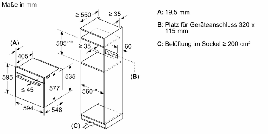 Siemens HM736GAB1 iQ700 Einbau-Backofen mit Mikrowellenfunktion  60 x 60 cm, Schwarz