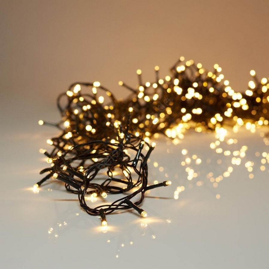 S.I.A LED Dimmbare Weihnachtskette für Außen 200xLED 3xAA IP44 + FB