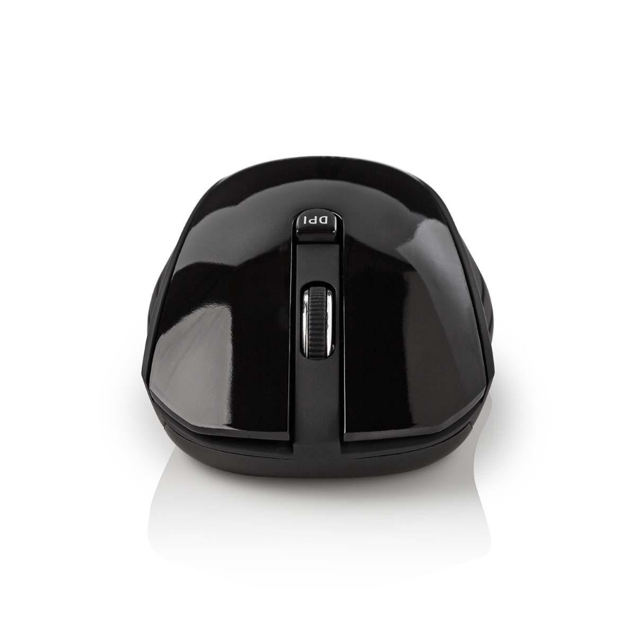 Nedis MSWS400BK Drahtlose Maus  | 1000 dpi | 3 Tasten | Schwarz