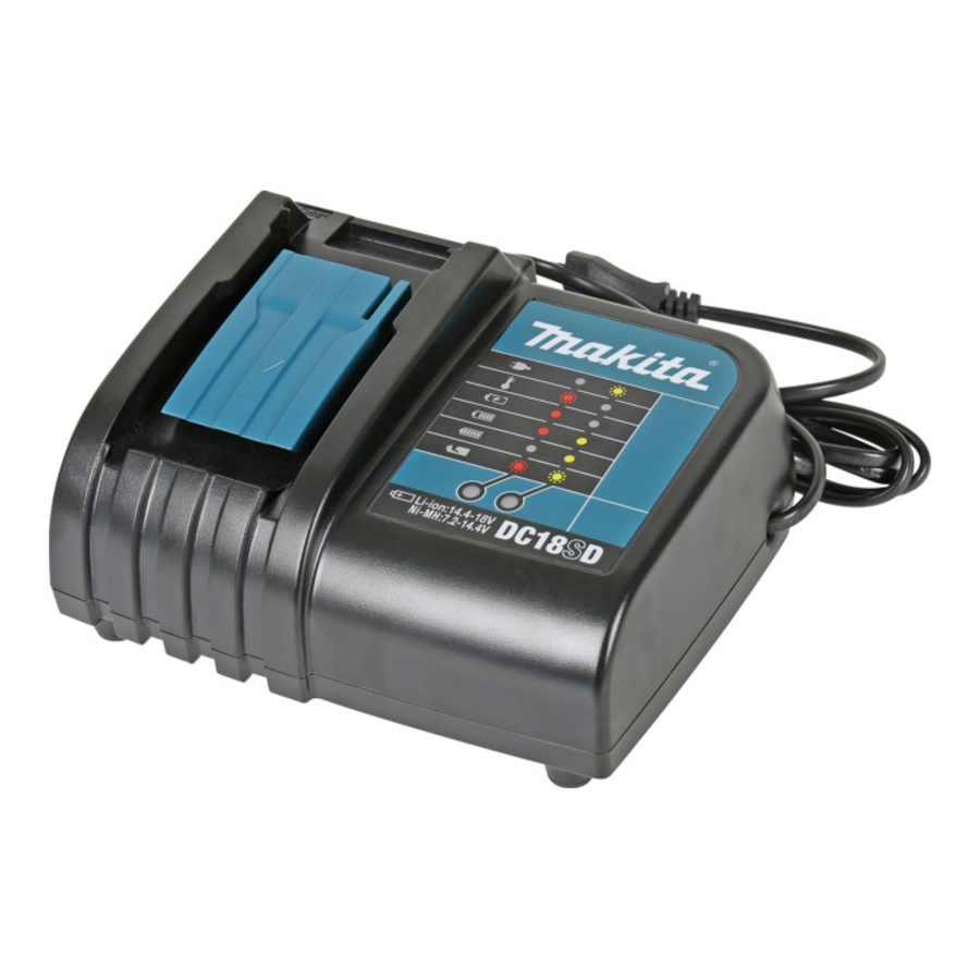 Makita DC18SD Ladegerät DC18SD LOSE, Li-Ionen • 14,4 V / 18 V • DC18SD