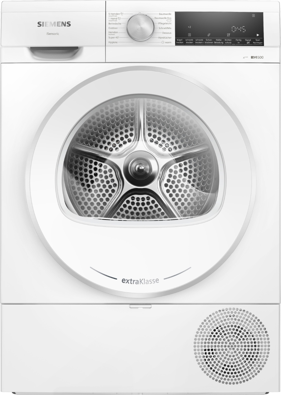Siemens WQ33G2C90 iQ500 Wärmepumpen-Trockner 8 kg A+++ 