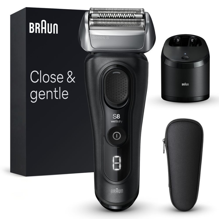 Braun Personal Care Series 8 - 8560cc System wet&dry Elektrorasierer schwarz, mit Reinigungsstation