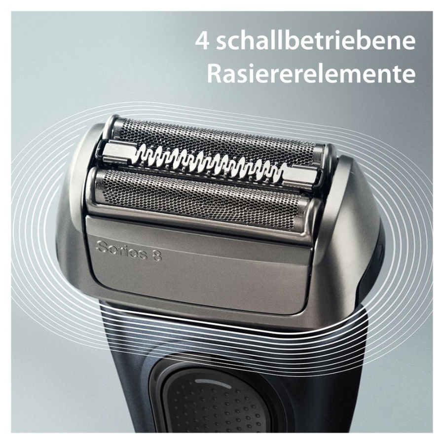 Braun Personal Care Series 8 - 8513s wet&dry Elektrorasierer, Ladestation Grau