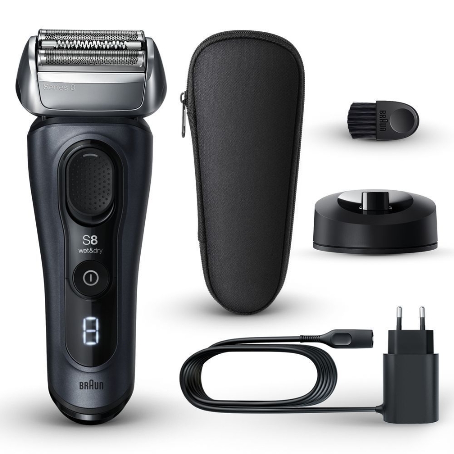 Braun Personal Care Series 8 - 8513s wet&dry Elektrorasierer, Ladestation Grau
