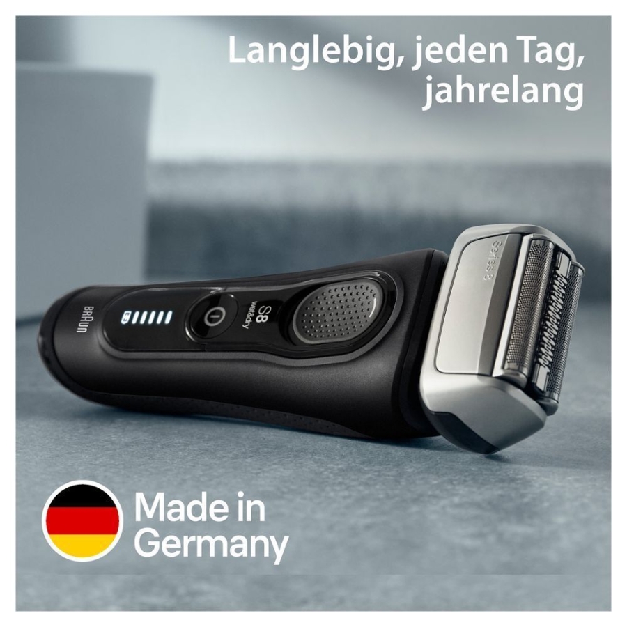 Braun Personal Care Series 8 - 8510s wet&dry Elektrorasierer schwarz mit Ladestation