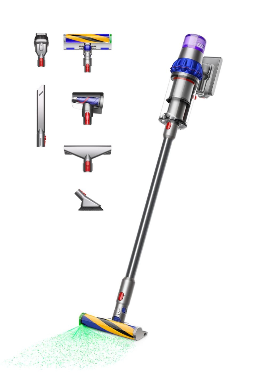 Dyson V15 Detect Fluffy Staubsauger Stielsauger, Handstaubsauger