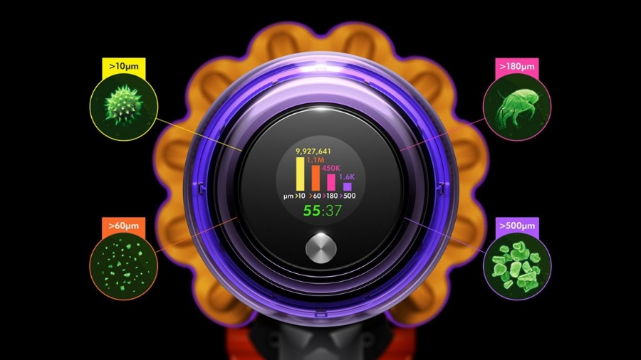 Dyson V15 Detect Fluffy Staubsauger Stielsauger, Handstaubsauger