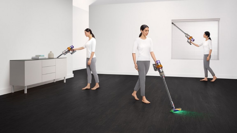 Dyson V15 Detect Fluffy Staubsauger Stielsauger, Handstaubsauger