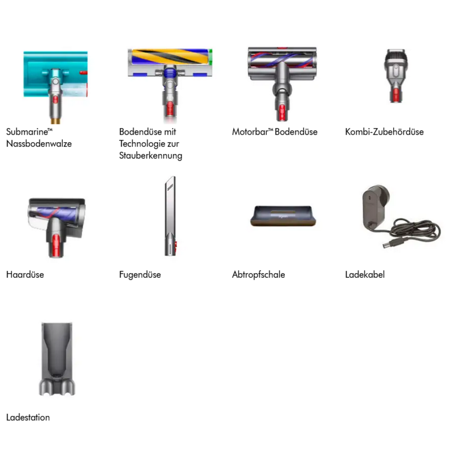 Dyson V15s Detect Submarine Akku-Stielsauger 