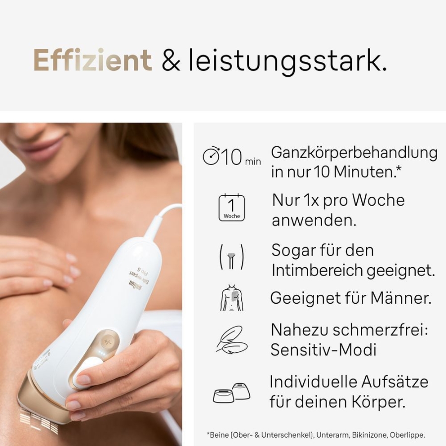 Braun Personal Care Silk-expert Pro 5 IPL PL5052 Haarentfernung für zuhaus,  mit Aufbewahrungstasche