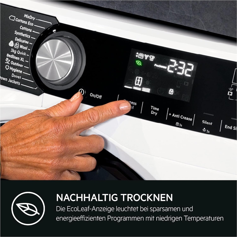 AEG TR8T70680 LAVATHERM Wärmepumpentrockner mit AbsoluteCare® Testsieger der Stiftung Warentest 8kg A+++