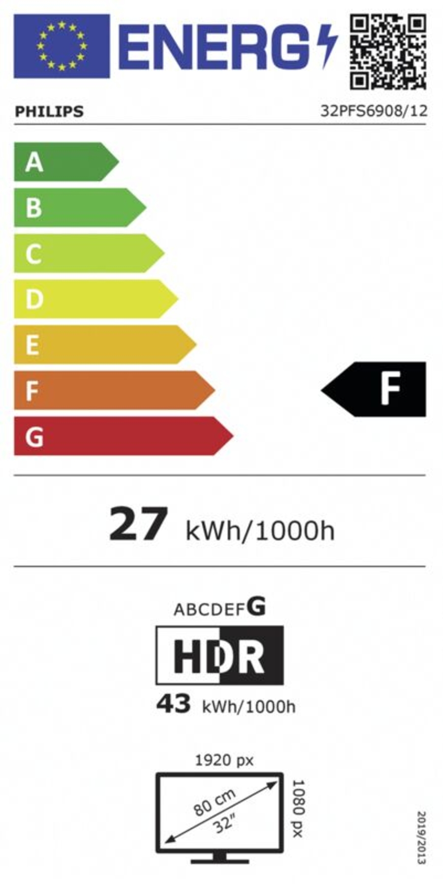 Philips 32PFS6908/12 Full HD Ambilight TV Fernseher  Full HD, LED,Auflösung des Displays:1.920 x 1.080