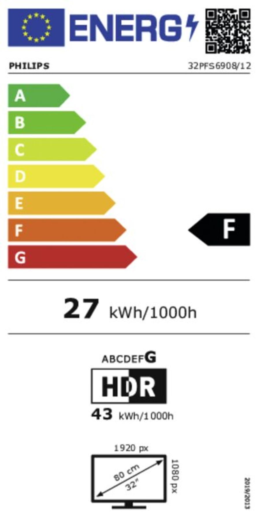 Philips 32PFS6908/12 Full HD Ambilight TV Fernseher  Full HD, LED,Auflösung des Displays:1.920 x 1.080