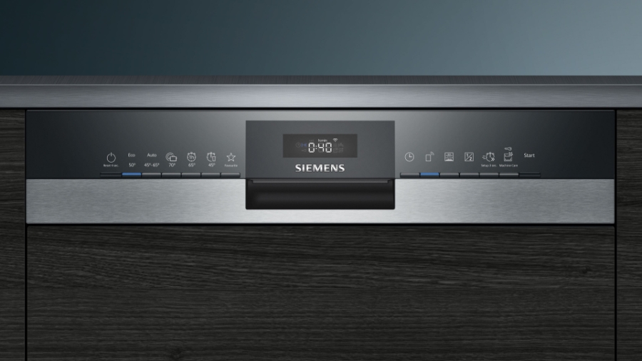 Siemens SN53ES14VE Geschirrspüler Einbau teilintegriert 60 cm Edelstahl mit Besteckschublade