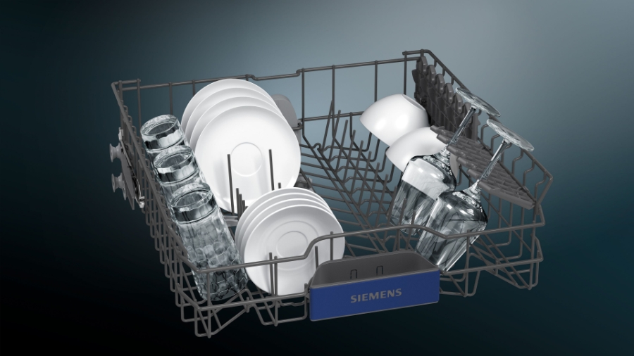 Siemens SN53ES14VE Geschirrspüler Einbau teilintegriert 60 cm Edelstahl mit Besteckschublade