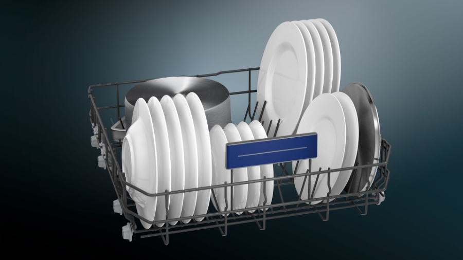 Siemens SN53ES14VE Geschirrspüler Einbau teilintegriert 60 cm Edelstahl mit Besteckschublade