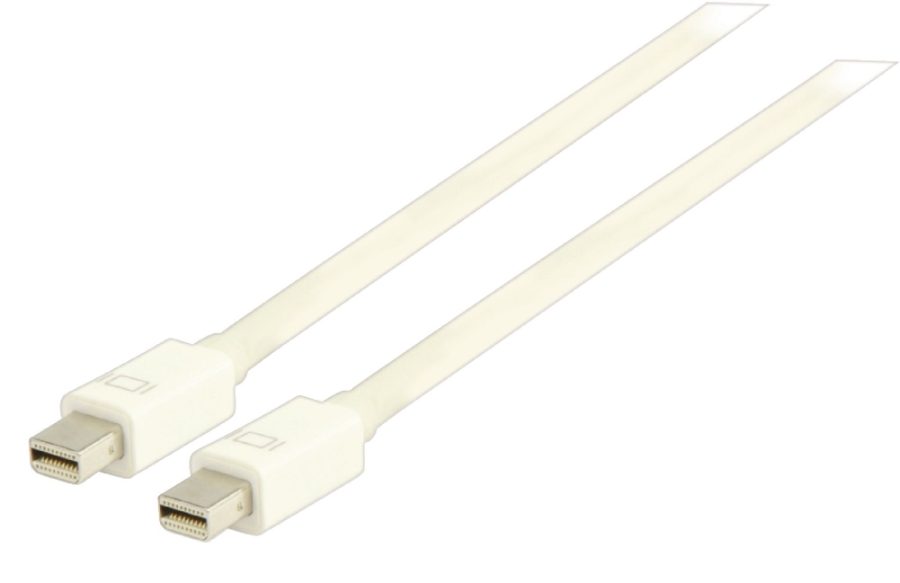 Nedis VLMP37500W3.00  Mini Displayport-Kabel  Mini Displayport Stecker 3.00m Weiß