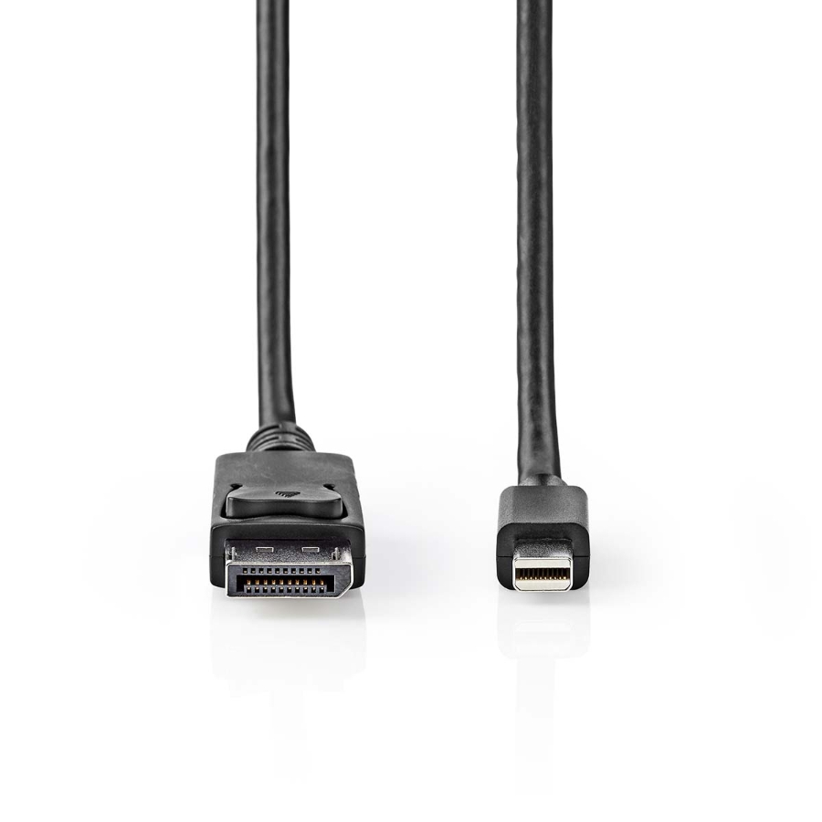 Nedis CCGB37404BK20 Mini Displayport-Kabel Schwarz  2m DisplayPort 1.4 | Mini DisplayPort Stecker | DisplayPort 