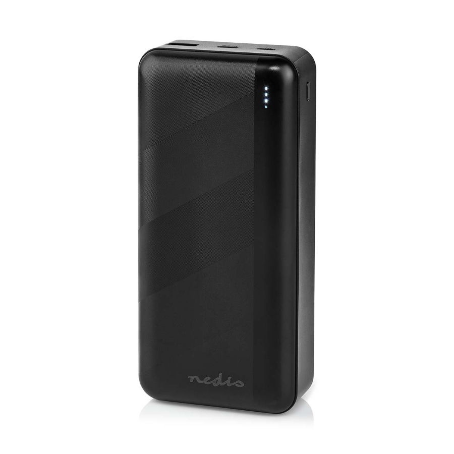 Nedis UPBK65W30000BK Powerbank 32000 mAh Lithium-Polymer 2.4 / 3.0 / 3.25 A |Anzahl der Ausgänge: 2| 