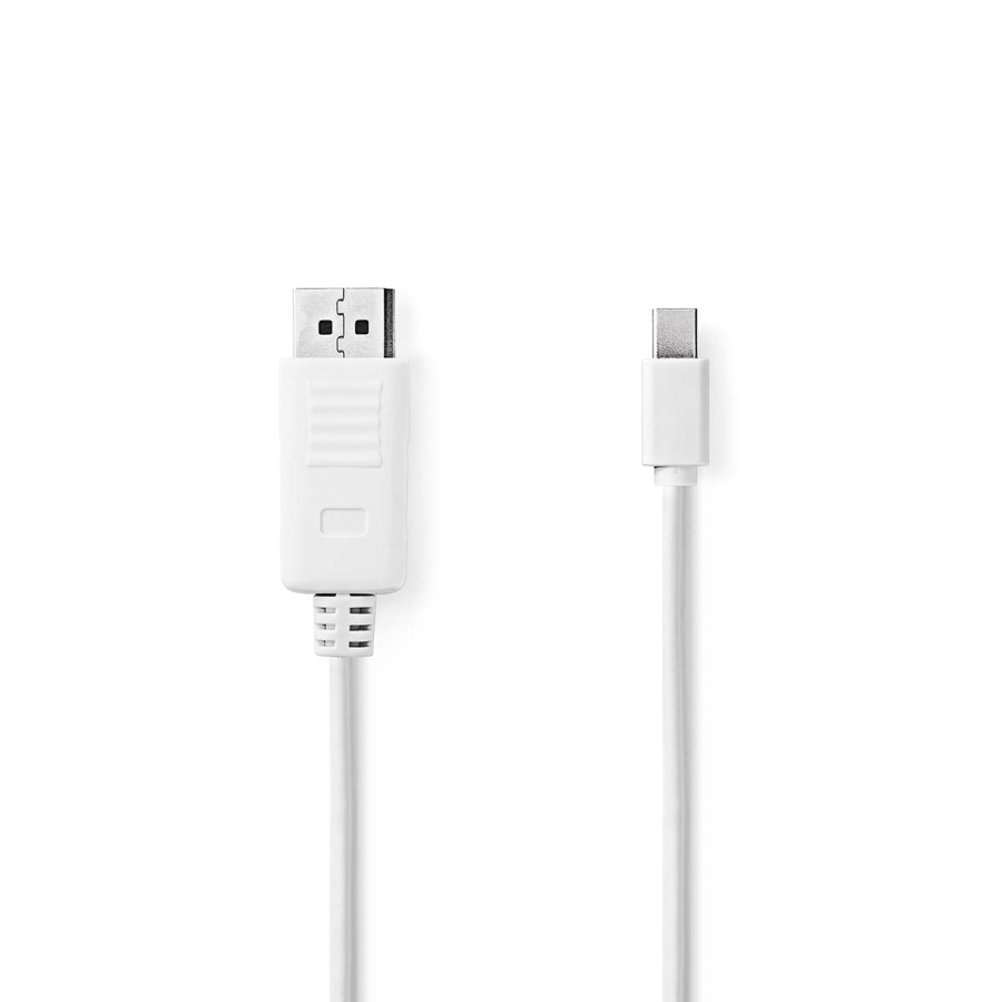 Nedis CCGP37400WT20 Mini Displayport-Kabel 2.00 m | Rund | PVC  DisplayPort 1.2 | Mini DisplayPort Stecker 