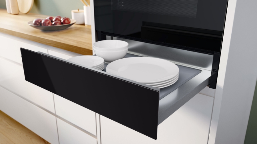 Bosch BIE7101B1 Serie 8, Zubehörschublade, 60 x 14 cm, Schwarz 