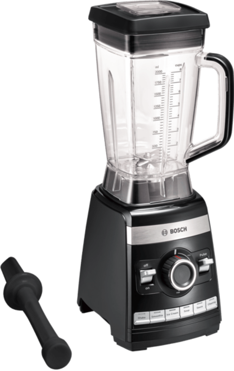 Bosch MMBH6P6BDE High speed Standmixer, VitaBoost, 1600 W, Schwarz 