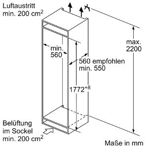 Bosch KIN86NSE0 Kühl- Gefrierkombination mit Gefrierbereich unten 177.2 x 54.1 cm, Schleppscharnier,NoFrost 