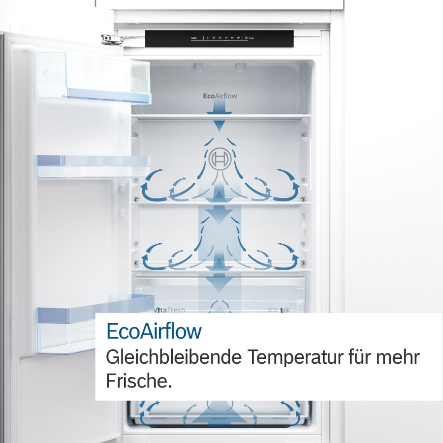 Bosch KIN86NSE0 Kühl- Gefrierkombination mit Gefrierbereich unten 177.2 x 54.1 cm, Schleppscharnier,NoFrost 