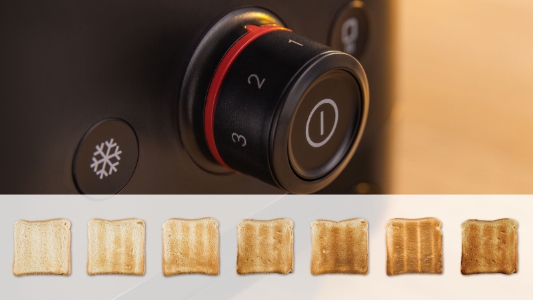 Bosch TAT3M123 MyMoment  Kompakt Toaster Schwarz 