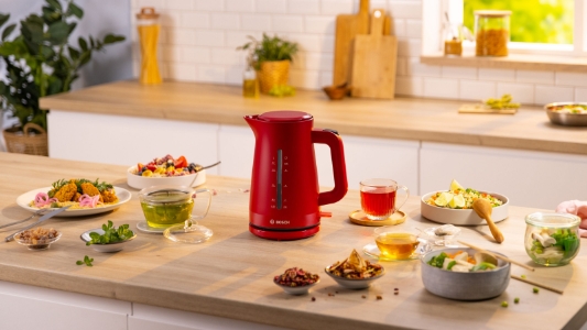 Bosch TWK3M124 MyMoment Wasserkocher 1.7 l, Rot 