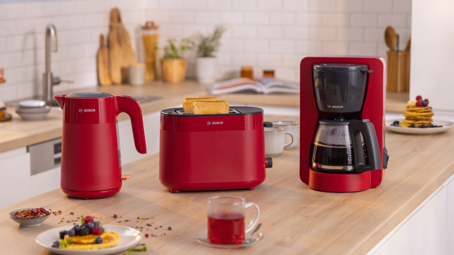 Bosch TAT2M124 MyMoment Kompakt Toaster,Rot 