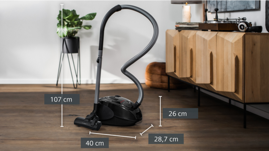 Siemens VSZ3XTRM11 Z 3.0 extreme power schwarz Bodenstaubsauger mit Staubbeutel