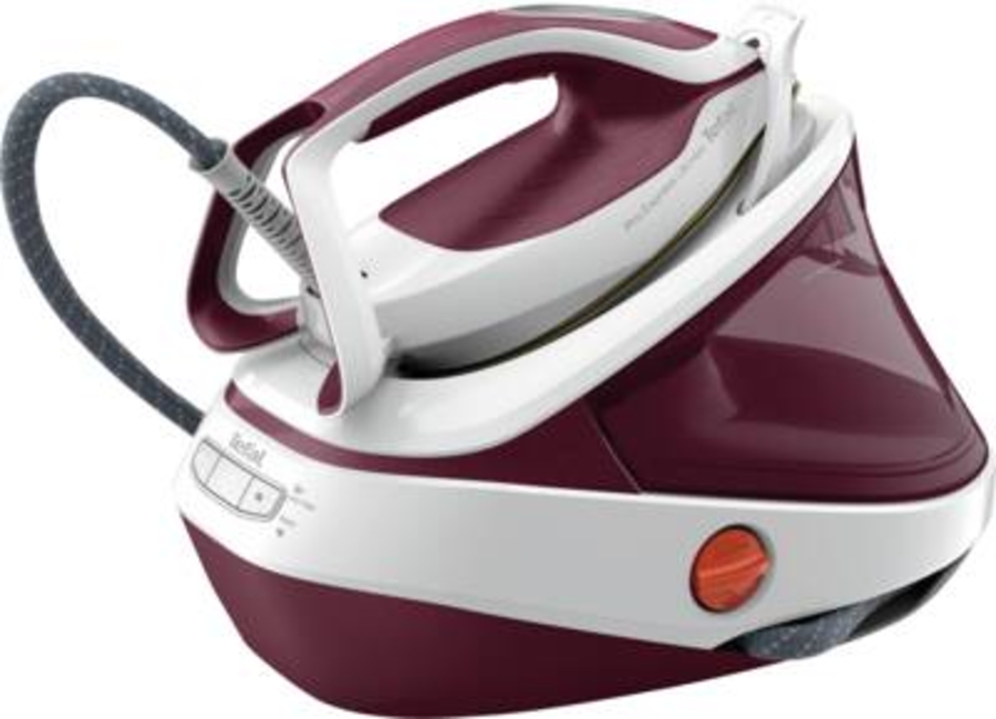 Tefal GV9711 Pro Express Ultimate II Dampfbügelstation Weiss-Weinrot