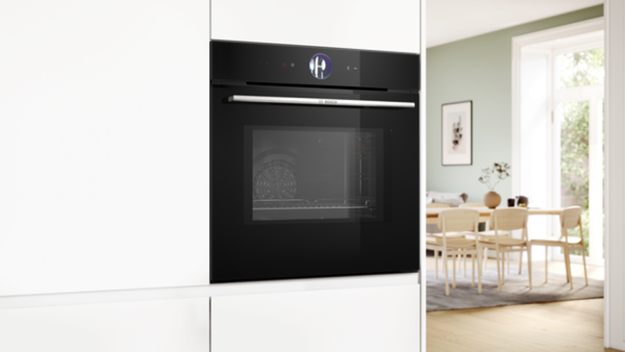 Bosch HMG776NB1 Serie 8  Einbau-Backofen mit Mikrowellenfunktion Schwarz,Air Fry,Crisp Funktion