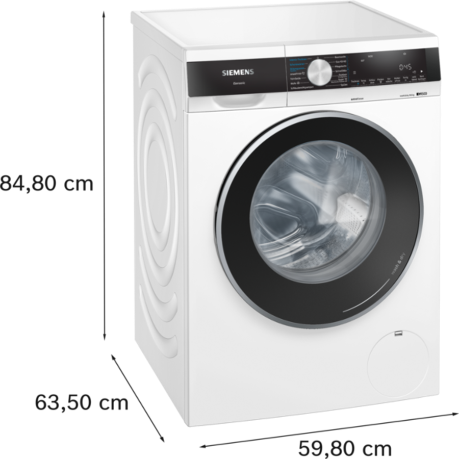 Siemens WN44G291 iQ500 Waschtrockner Stand 9/6kg Weiß 