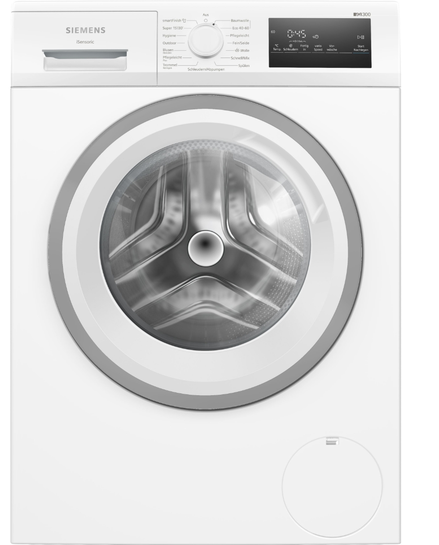 Siemens WM14N127 iQ300, Waschmaschine, Frontlader, 8 kg, 1400 U/min. 